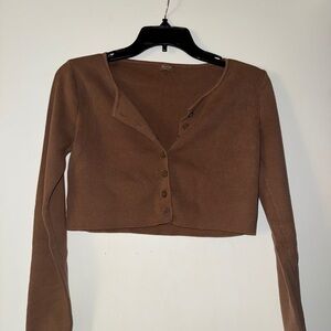 Brandy Melville Tan Knit Sweater